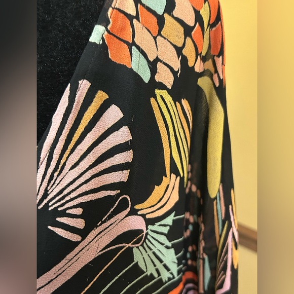 Free People “Beneath the Sea” Batman Wing Top Blouse - Picture 14 of 16